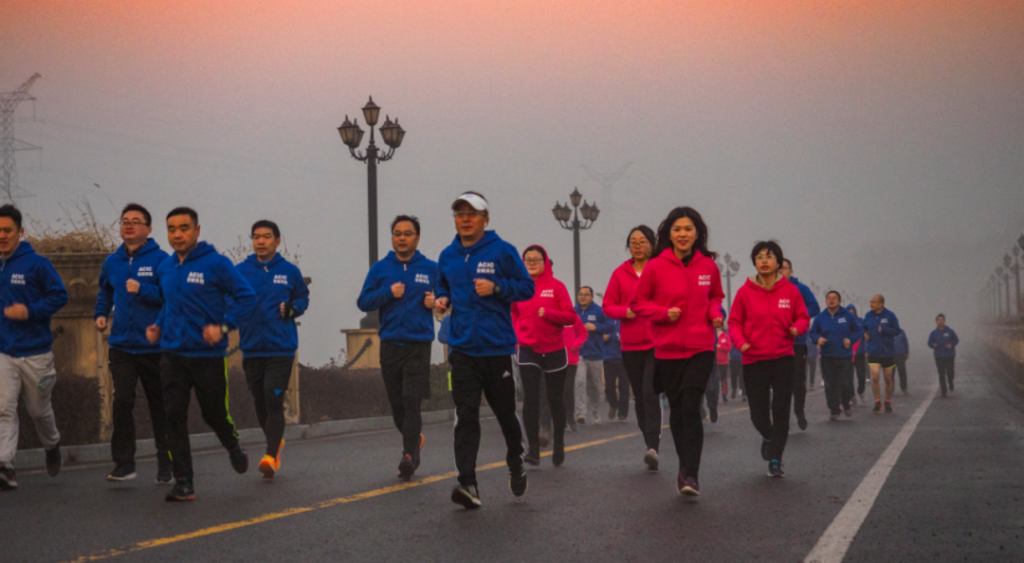 奔跑开业、奔跑经营，一家最健康正能量的保险分公司